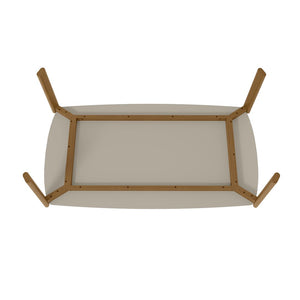 Manhattan Comfort Gales Mid-Century Modern Dining Table Greige DT-79620-OW