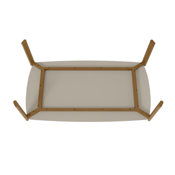 Manhattan Comfort Gales Mid-Century Modern Dining Table Greige DT-79620-OW