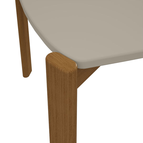 Manhattan Comfort Gales Mid-Century Modern Dining Table Greige DT-79620-OW