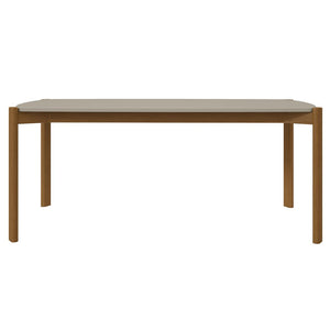 Manhattan Comfort Gales Mid-Century Modern Dining Table Greige DT-79620-OW