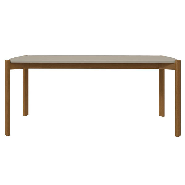 Manhattan Comfort Gales Mid-Century Modern Dining Table Greige DT-79620-OW
