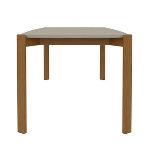 Manhattan Comfort Gales Mid-Century Modern Dining Table Greige DT-79620-OW