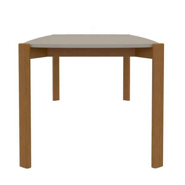 Manhattan Comfort Gales Mid-Century Modern Dining Table Greige DT-79620-OW