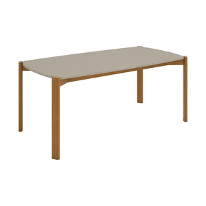 Manhattan Comfort Gales Mid-Century Modern Dining Table Greige DT-79620-OW
