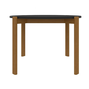 Manhattan Comfort Gales Mid-Century Modern Dining Table Matte Black DT-82705-BK