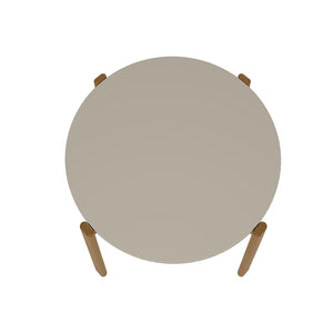 Manhattan Comfort Gales Mid-Century Modern Dining Table Greige DT-82705-OW