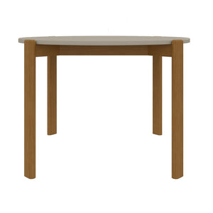 Manhattan Comfort Gales Mid-Century Modern Dining Table Greige DT-82705-OW