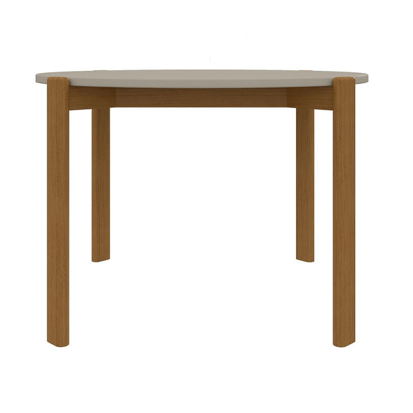 Manhattan Comfort Gales Mid-Century Modern Dining Table Greige DT-82705-OW