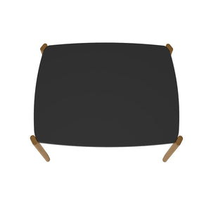 Manhattan Comfort Gales Mid-Century Modern Dining Table Matte Black DT-82901-BK