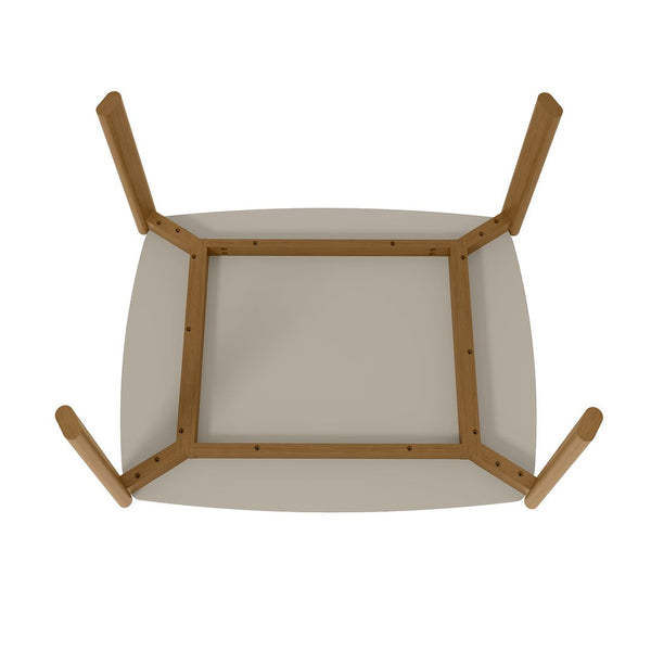 Manhattan Comfort Gales Mid-Century Modern Dining Table Greige DT-82901-OW