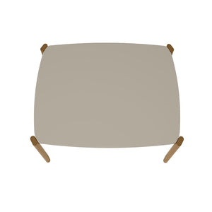 Manhattan Comfort Gales Mid-Century Modern Dining Table Greige DT-82901-OW