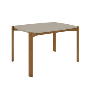 Manhattan Comfort Gales Mid-Century Modern Dining Table Greige DT-82901-OW