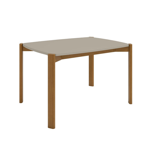 Manhattan Comfort Gales Mid-Century Modern Dining Table Greige DT-82901-OW