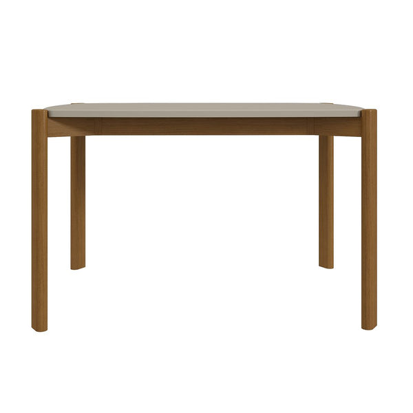Manhattan Comfort Gales Mid-Century Modern Dining Table Greige DT-82901-OW