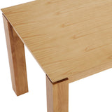 Rockaway 70.86 Dining Table in Nature DT02-NA Manhattan Comfort