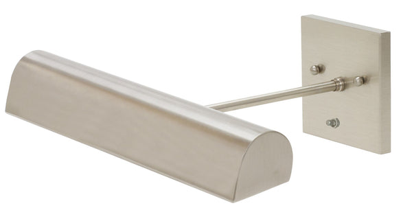 House Of Troy Direct Wire Classic Traditional 8" Picture Lights - Illuminate Your Artwork With Timeless Elegance Satin Nickel Metal Dt14-52