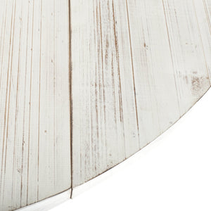 Safavieh Forest Drop Leaf Dining Table - Timeless Centerpiece With Pedestal Base For Flexible Dining Spaces Antique White DTB1000A