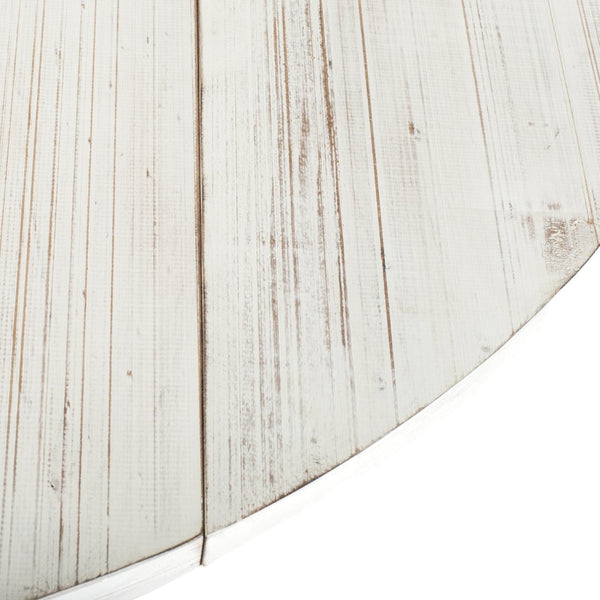 Safavieh Forest Drop Leaf Dining Table - Timeless Centerpiece With Pedestal Base For Flexible Dining Spaces Antique White DTB1000A