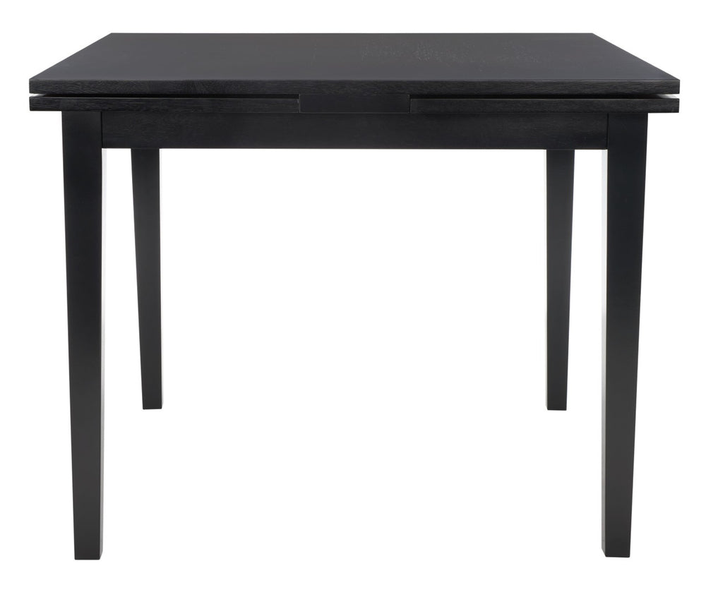 Safavieh Cullen Extendable Dining Table – Elegant Rubberwood Design For 4 To 6 Guests, Versatile For Any Space Black DTB1001A