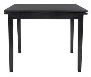 Safavieh Cullen Extendable Dining Table – Elegant Rubberwood Design For 4 To 6 Guests, Versatile For Any Space Black DTB1001A