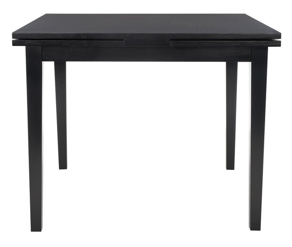 Safavieh Cullen Extendable Dining Table – Elegant Rubberwood Design For 4 To 6 Guests, Versatile For Any Space Black DTB1001A