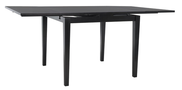 Safavieh Cullen Extendable Dining Table – Elegant Rubberwood Design For 4 To 6 Guests, Versatile For Any Space Black DTB1001A