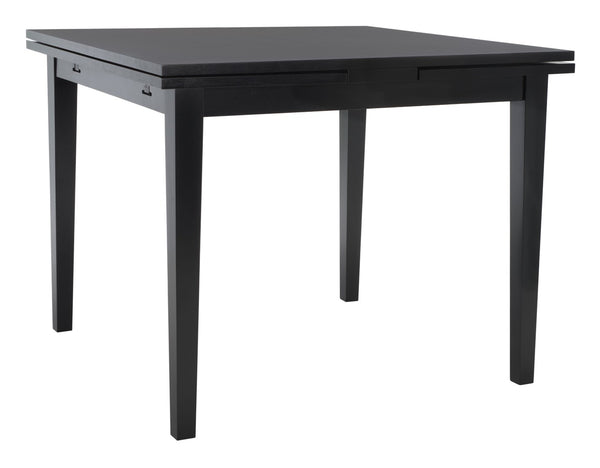 Safavieh Cullen Extendable Dining Table – Elegant Rubberwood Design For 4 To 6 Guests, Versatile For Any Space Black DTB1001A