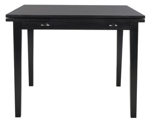 Safavieh Cullen Extendable Dining Table – Elegant Rubberwood Design For 4 To 6 Guests, Versatile For Any Space Black DTB1001A