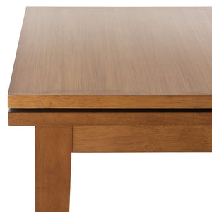 Safavieh Cullen Extendable Dining Table – Elegant Rubberwood Design For 4 To 6 Guests, Versatile For Any Space Brown DTB1001B