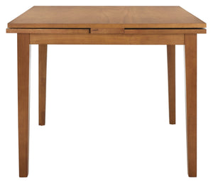 Safavieh Cullen Extendable Dining Table – Elegant Rubberwood Design For 4 To 6 Guests, Versatile For Any Space Brown DTB1001B