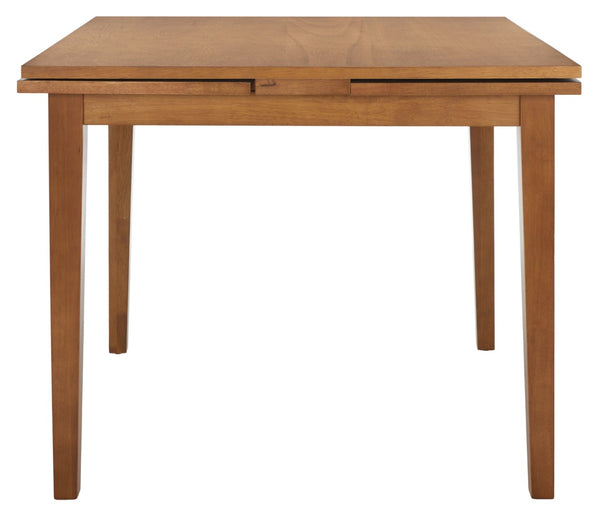 Safavieh Cullen Extendable Dining Table – Elegant Rubberwood Design For 4 To 6 Guests, Versatile For Any Space Brown DTB1001B