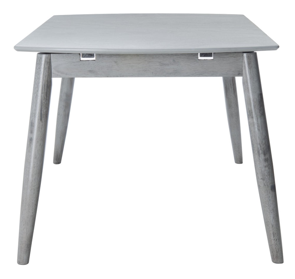 Safavieh Kyoga Auto-Extension Dining Table - Modern Dark Grey Centerpiece For Effortless Entertaining & Flexibility DTB1400B
