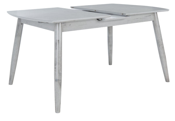 Safavieh Kyoga Auto-Extension Dining Table - Modern Dark Grey Centerpiece For Effortless Entertaining & Flexibility DTB1400B