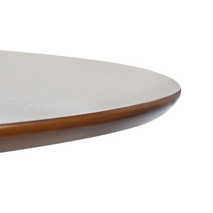 Safavieh Lovell Space-Saving Folding Round Dining Table – Stylish Design For Small Spaces And Versatile Use Walnut DTB1401A