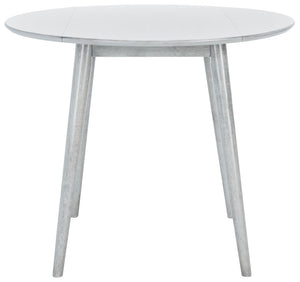 Safavieh Lovell Space-Saving Folding Round Dining Table – Stylish Design For Small Spaces And Versatile Use Light Grey DTB1401B
