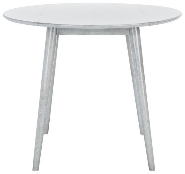 Safavieh Lovell Space-Saving Folding Round Dining Table – Stylish Design For Small Spaces And Versatile Use Light Grey DTB1401B