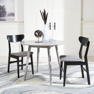 Safavieh Lovell Space-Saving Folding Round Dining Table – Stylish Design For Small Spaces And Versatile Use Light Grey DTB1401B