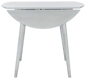 Safavieh Lovell Space-Saving Folding Round Dining Table – Stylish Design For Small Spaces And Versatile Use Light Grey DTB1401B