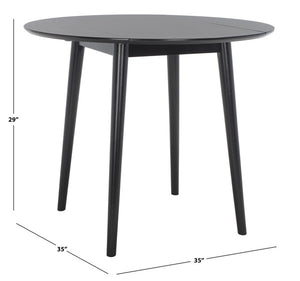 Lovell Folding Round Dining Table - Elegant Space-Saving Design Perfect for Modern Kitchens & Dining Rooms