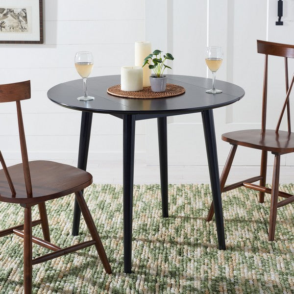 Lovell Folding Round Dining Table - Elegant Space-Saving Design Perfect for Modern Kitchens & Dining Rooms