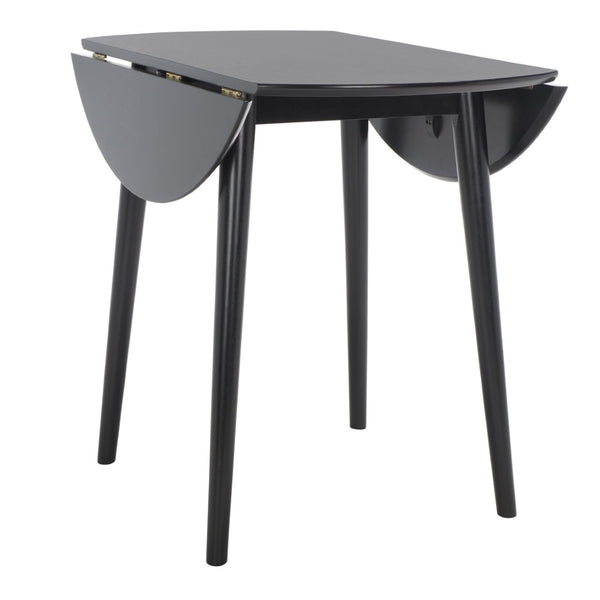 Safavieh Lovell Space-Saving Folding Round Dining Table – Stylish Design For Small Spaces And Versatile Use Black DTB1401C