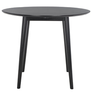 Safavieh Lovell Space-Saving Folding Round Dining Table – Stylish Design For Small Spaces And Versatile Use Black DTB1401C