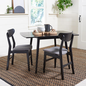 Safavieh Kaylee Extension Dining Table - Stylish Mid-Century Design With Expandable Drop Leaves For Versatile Dining Matte Black DTB1403A
