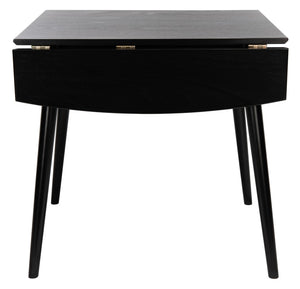 Safavieh Kaylee Extension Dining Table - Stylish Mid-Century Design With Expandable Drop Leaves For Versatile Dining Matte Black DTB1403A