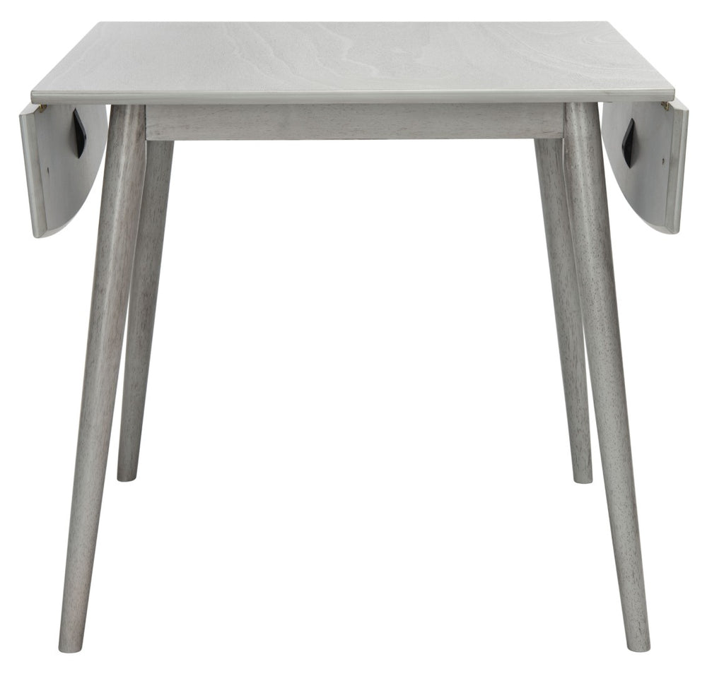 Safavieh Kaylee Extension Dining Table - Stylish Mid-Century Design With Expandable Drop Leaves For Versatile Dining Dark Grey DTB1403B
