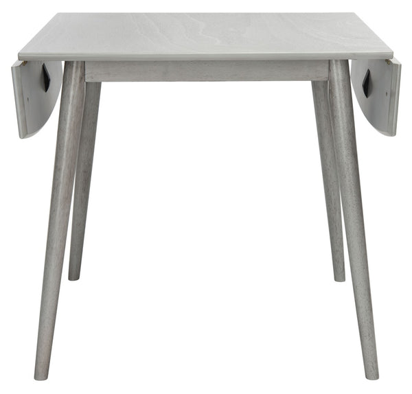 Safavieh Kaylee Extension Dining Table - Stylish Mid-Century Design With Expandable Drop Leaves For Versatile Dining Dark Grey DTB1403B