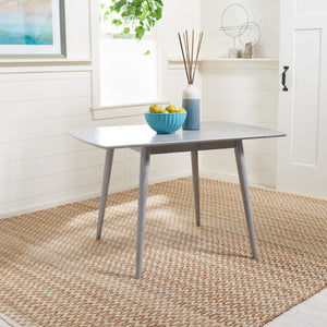 Safavieh Kaylee Extension Dining Table - Stylish Mid-Century Design With Expandable Drop Leaves For Versatile Dining Dark Grey DTB1403B
