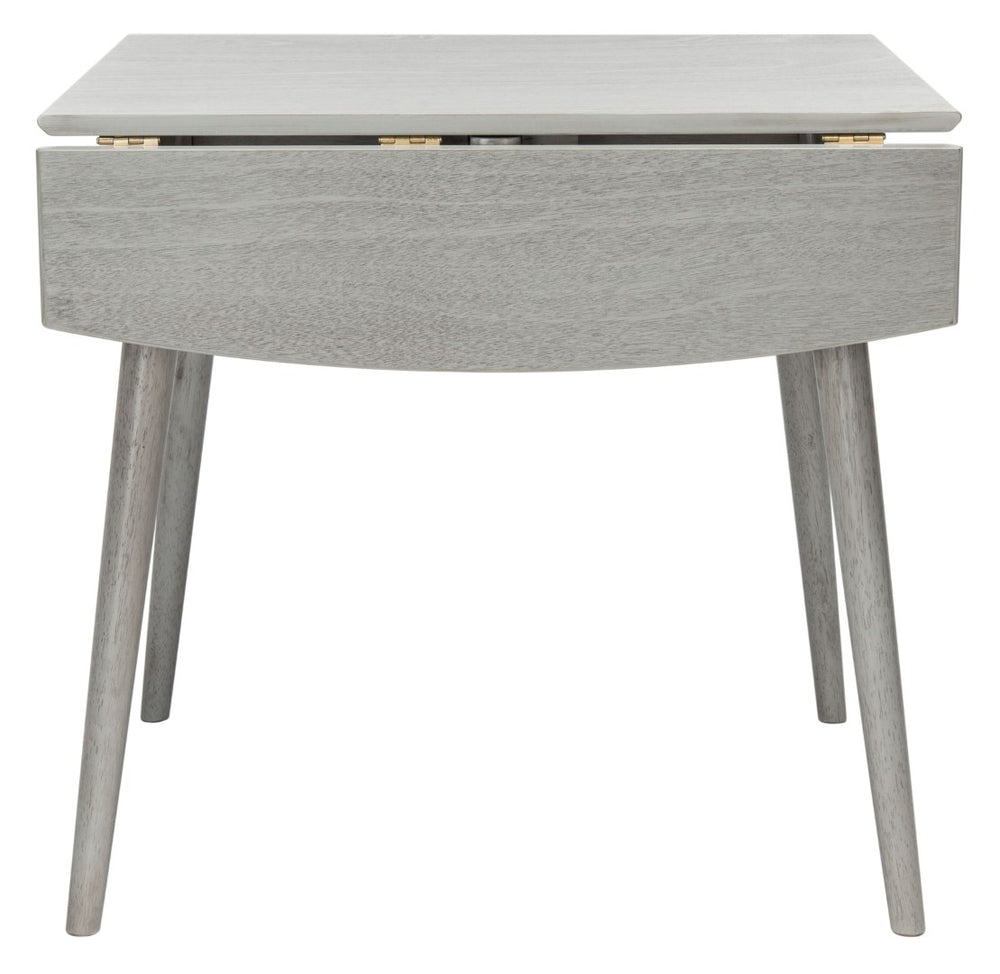 Safavieh Kaylee Extension Dining Table - Stylish Mid-Century Design With Expandable Drop Leaves For Versatile Dining Dark Grey DTB1403B
