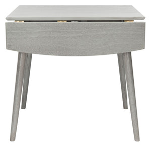 Safavieh Kaylee Extension Dining Table - Stylish Mid-Century Design With Expandable Drop Leaves For Versatile Dining Dark Grey DTB1403B