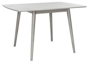 Safavieh Kaylee Extension Dining Table - Stylish Mid-Century Design With Expandable Drop Leaves For Versatile Dining Dark Grey DTB1403B